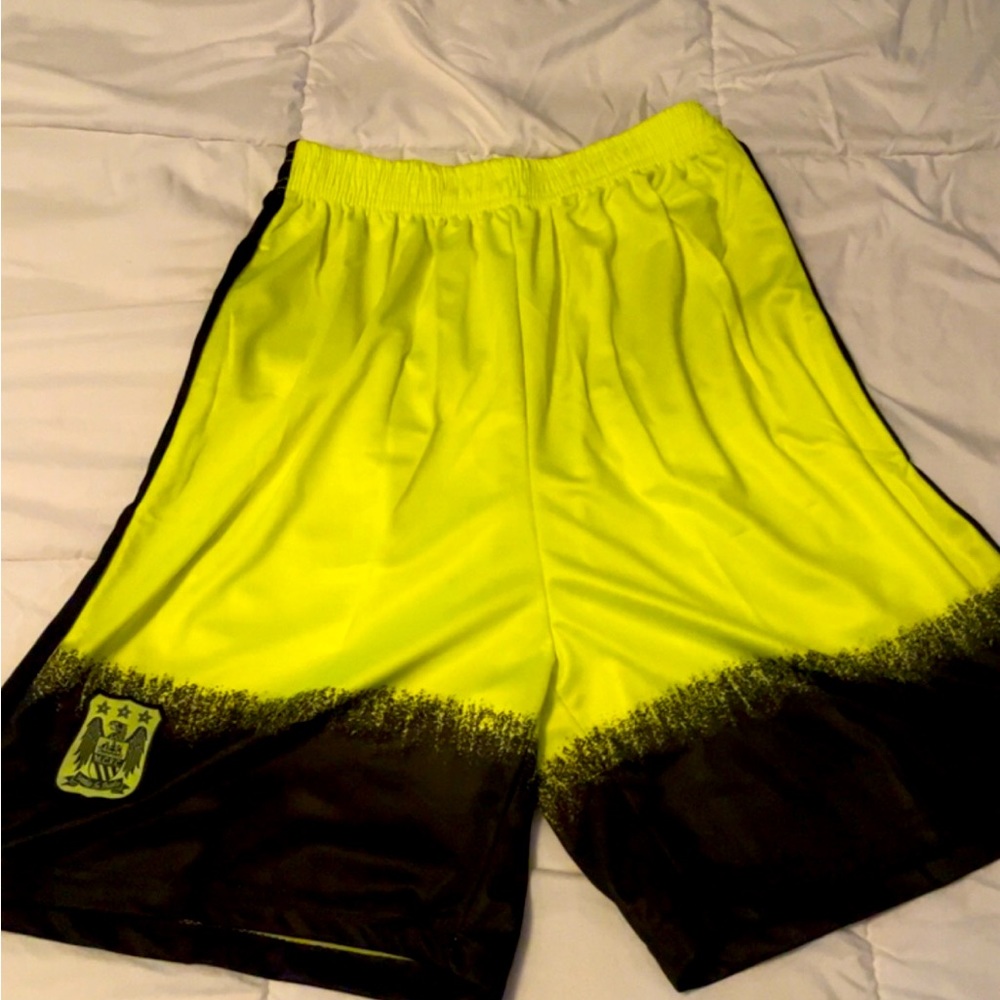 Manchester city  soccer shorts